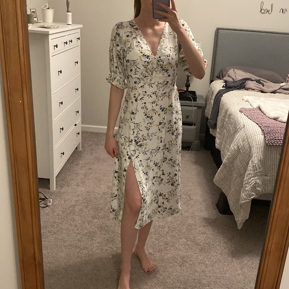 Abercrombie & Fitch Midi Floral Dress